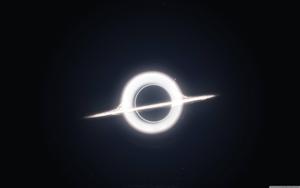 Spherical Bright Black Hole black hole wallpaper