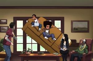Spice up your device with this fun background from The Boondocks. boondocks wallpaper