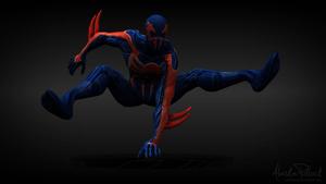 Spider Man 2099 In Action spider man wallpaper