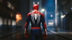 Spider Man Back View 4k 4k spider man wallpaper