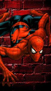 Spider Man Crawling Down Mobile spider man mobile wallpaper