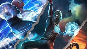 Spider Man Electro Collage 4k 4k spider man wallpaper
