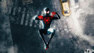 spider man into the spider verse hd wallpaper miles morales wallpaper