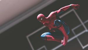Spider Man Mid Air 4k 4k spider man wallpaper
