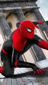 Spider Man On The Ground Mobile spider man mobile wallpaper