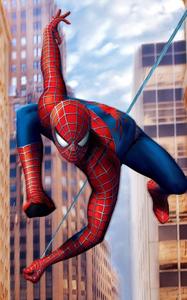 Spider Man Swinging Mobile spider man mobile wallpaper