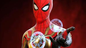 Spiderman Superhero Dark Red Background superhero wallpaper