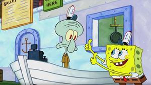 SpongeBob And Squiward Thumbs Up Picture spongebob wallpaper