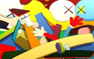 Spongebob Kaws Edition 2D kaws wallpaper