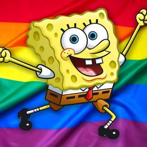 Spongebob Rainbow Picture spongebob wallpaper