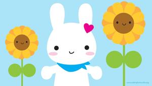 Spread Joy and Sunshine Like This Kawaii Bunny kawaii wallpaper