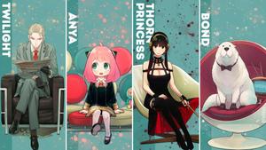 Spy X Family Character Poster spy x family wallpaper