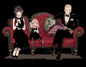 Spy X Family Matching Black Outfit spy x family wallpaper