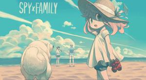 Spy X Family On The Beach spy x family wallpaper