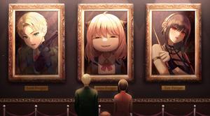 Spy X Family Portrait Painting spy x family wallpaper