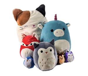Squishmallows Plush Toys In White squishmallows wallpaper