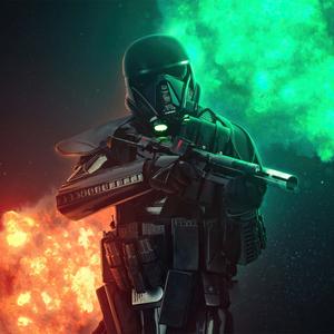 Star Wars Shadow Trooper Background Wallpaper
