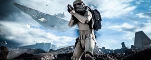 star wars stormtrooper in the desert dual monitor wallpaper