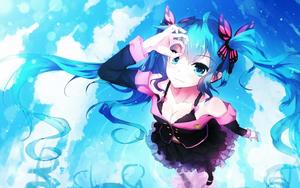 Staring Out To The Horizon anime girl wallpaper