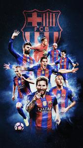 Starry Barcelona FC Players barcelona wallpaper