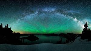 Stars And Northern Lights 1080p wallpaper