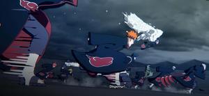 "Stay ahead of the curve and join Akatsuki" Wallpaper