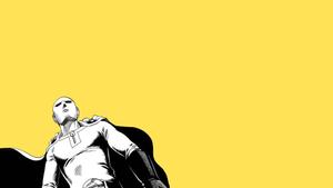 Stay calm and never give up with One Punch Man's Saitama. one punch man wallpaper