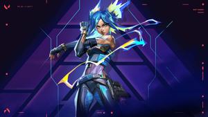 Stay one step ahead of your enemies with the revolutionary shooter game Valorant valorant wallpaper