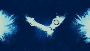 Steam Logo in 4K Quality Wallpaper
