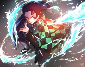 "Step Out of Your Comfort Zone, Rise Up and Face Your Fear"- Tanjiro tanjiro wallpaper