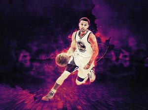 Stephen Curry dribbling on the basketball court stephen curry wallpaper