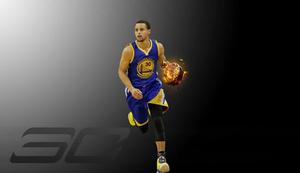 Stephen Curry stunning the court with his impeccable shooting skills" stephen curry wallpaper