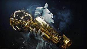 Stephen Curry With Trophy stephen curry wallpaper