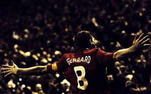 Steven Gerrard, iconic English footballer of Liverpool FC liverpool wallpaper