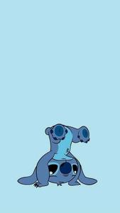 Stitch Exploring The Outdoors Wallpaper