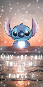 Stitch, the mischievous alien of the Lilo & Stitch series Wallpaper