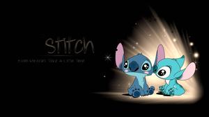 Stitch the Sad but Adorable Alien Wallpaper