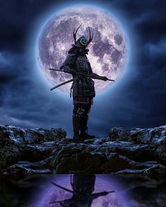 stoic samurai in traditional attire samurai wallpaper