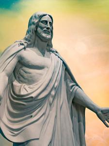 Stone Statue Of Christ Jesus Phone jesus phone wallpaper