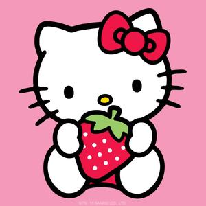 Strawberry Cartoon Hello Kitty PFP hello kitty pfp wallpaper