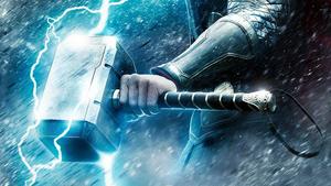 Strengthened by Mjölnir, Thor brandishes bolts of lightning. thor wallpaper