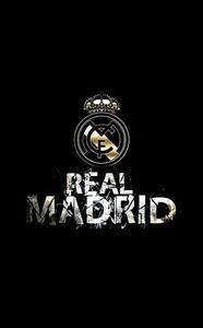 Striking Black and Gold Real Madrid Wallpaper. real madrid wallpaper