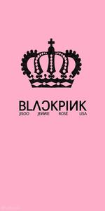 Striking Blackpink Logo with a Dark Background blackpink logo wallpaper