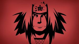 Striking Red And Black Jiraiya jiraiya wallpaper