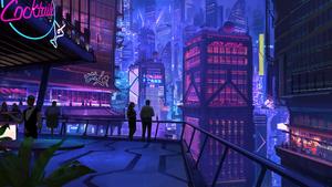 Stroll down the neon-lit streets of Cyberpunk cyberpunk wallpaper