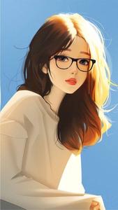 Studious Cool Girl Cartoon cool girl cartoon wallpaper