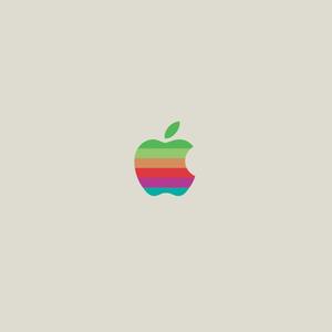 Stunning 3D Apple Logo in Vibrant Colors apple logo wallpaper