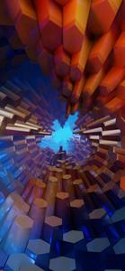 Stunning 3D Hexagon Patterns in Ultra HD 4K for your Phone colorful 4k phone wallpaper