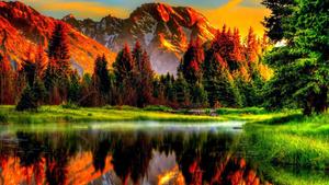 Stunning Autumnal Landscape landscape wallpaper