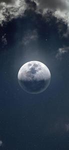 Stunning Full Moon Captured on iPhone 13 Pro iphone 13 pro wallpaper